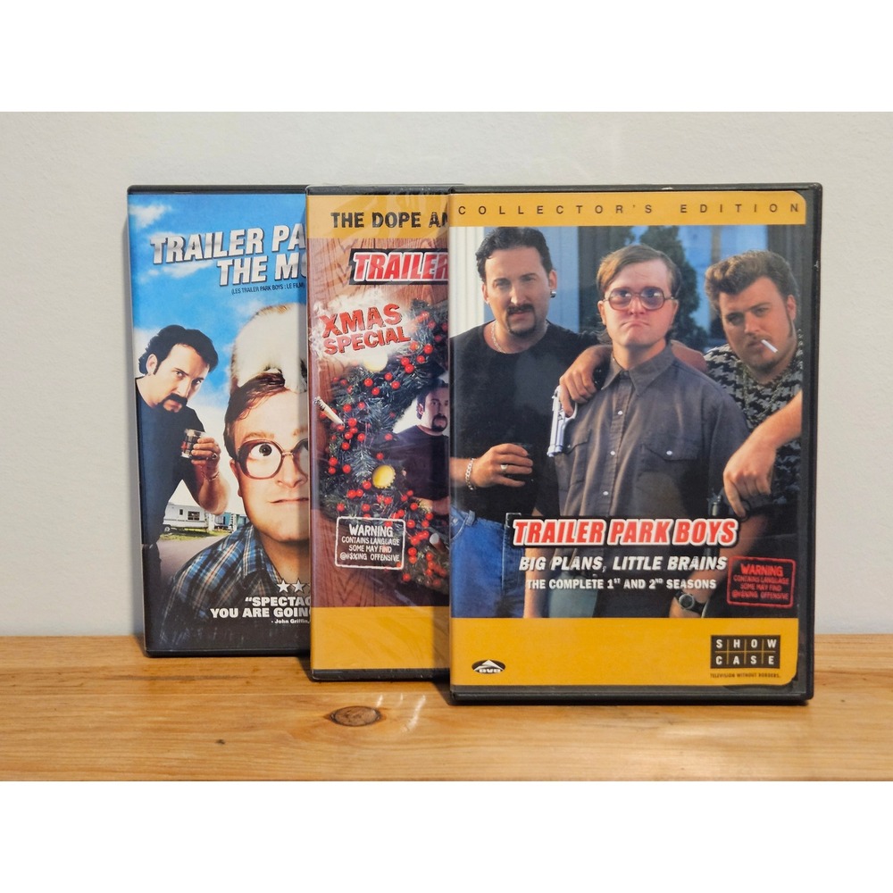 Trailer Park Boys DVD Lot Seasons 1 2 Collector Edition Movie Xmas Special